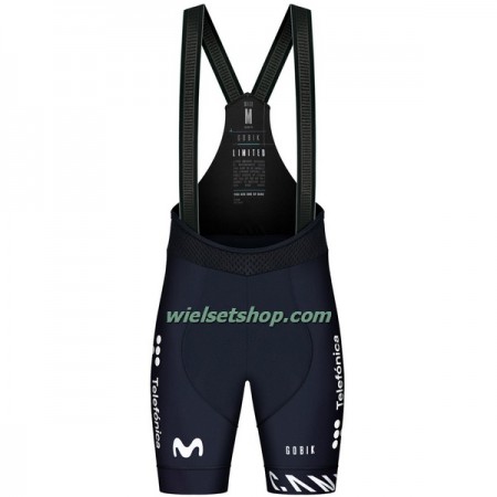Fietsbroek Kort met Bretels 2023 Movistar Team
